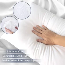 Itopfox Bed Pillows For Sleeping 2 Pack, Standard Size Cooling Pillows With Microfiber Cover For Side, Stomach, Back Sleepers 13 Itopfox Bed Pillows For Sleeping 2 Pack, Standard Size Cooling Pillows With Microfiber Cover For Side, Stomach, Back Sleepers -Kitchen Chef GUEST 009de518 49a8 4faa 8e7d 85076cf257ef