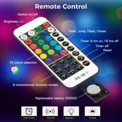 Itopfox 33FT Color Changing Rope Lights With Remote, Waterproof LED String Lights For Outdoor Christmas Decor, Indoor Bedroom, 16 Vibrant Colors -Kitchen Chef GUEST 01390d30 b7d8 4434 b3ba d00cfc7070a7