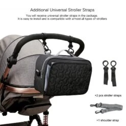 Itopfox Baby Diaper Bag With Multiple Pockets For Diapers, Wipes & Toys, Hand Strap, Fits In Backpack Or Stroller (Black Flower) 12 Itopfox Baby Diaper Bag With Multiple Pockets For Diapers, Wipes & Toys, Hand Strap, Fits In Backpack Or Stroller (Black Flower) -Kitchen Chef GUEST 037da91a 7997 4396 ad99 0c177aae7035