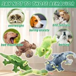 Itopfox Stuffed Animal Dog Toys, 5 Pack Tough Squeaky Plush Toys Assortment, Great Value Pet Toys Bundle, Woodland Series Chew Toys For Dogs -Kitchen Chef GUEST 03f75d3e bee3 411f 8476 33c32d64e652