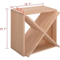 Itopfox 24 Bottle Wine Rack Holder Compact Cellar Cube Bar Storage Kitchen Decor Wood Display Home, Natural 14 Itopfox 24 Bottle Wine Rack Holder Compact Cellar Cube Bar Storage Kitchen Decor Wood Display Home, Natural -Kitchen Chef GUEST 05c32743 5d80 4c21 ab37 e0746780903b