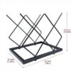Itopfox Small Wine Rack Countertop, 5-Bottle Metal Holder For Home Kitchen Bar, Tabletop Storage For Cabinet Pantry
