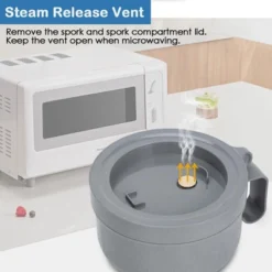 Itopfox 2 Pack Soup Bowl With Handles, Microwave Safe Ramen Bowl With Lid For Soup, Noodles, Oatmeal, Salad, BPA Free -Kitchen Chef GUEST 0685efcc 2590 4d63 bc1b e82bc9cab187