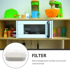 Itopfox Microwave Steamer For Cooking Vegetables, Plastic Steamer With Lid For Veggies, Seafood, Healthy Meals (Random Color) -Kitchen Chef GUEST 088907cd b672 4ec6 9e2d a12ed338a926