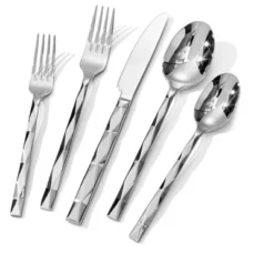 Itopfox Luxury 20-Piece Flatware Set For 4, 18/10 Stainless Steel Cutlery With Diamond Cut Design, Mirror Polished, Dishwasher Safe For Home, Wedding -Kitchen Chef GUEST 0896947b ebfa 4bb7 a487 eaea805d1495