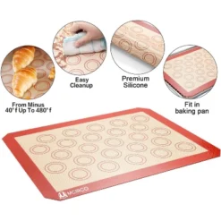Itopfox Stainless Steel Baking Sheet Set With Cooling Racks & Silicone Mats, 9-Piece Oven Cookie Pan Kit For Easy Cleaning & Versatile Baking Needs -Kitchen Chef GUEST 0a5fb0a7 ffb3 4f8b b19a dd647ad225f6