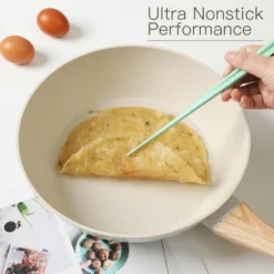 Itopfox 16-Piece Nonstick Cookware Set With Pots, Pans, Fryers, Steamer, Stewer, Silicone Spatula & Pliers, And Pot Protectors For Daily Cooking -Kitchen Chef GUEST 0a6b6425 f619 45ae 8275 7eba9ea551f9