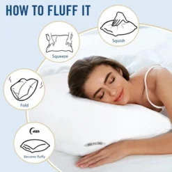 Itopfox Luxury Hotel Pillows For Sleeping 2 Pack, Down Alternative Filling, Pillows For Back, Stomach And Side Sleepers, Soft And Breathable -Kitchen Chef GUEST 0b0cf658 6d86 4657 860a fbbe83ee85ba