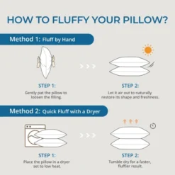 Itopfox Queen Size Pillows Set Of 2, Down Alternative Plump Filling For Side, Back, And Stomach Sleepers - Hotel Quality & Machine Washable -Kitchen Chef GUEST 0bc88089 84df 4172 bd4b 6f1ae77a1782