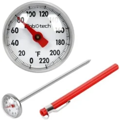 Itopfox Kitchen Food-Cooking Meat Coffee Thermometer – Pocket Espresso Thermometer For Milk Foam Frothing Chocolate Water Grill, Turkey -Kitchen Chef GUEST 0bece5c8 dab0 4422 8e1d fbe842b371de