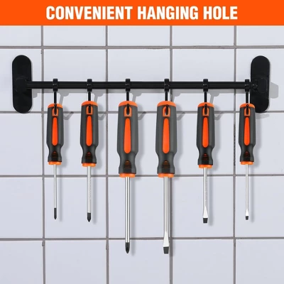 Itopfox 6-Piece Magnetic Screwdriver Set With Non-Slip Handle, Includes 3 Phillips And 3 Flat Tip Screwdrivers For DIY And Home Repairs 7 Itopfox 6-Piece Magnetic Screwdriver Set With Non-Slip Handle, Includes 3 Phillips And 3 Flat Tip Screwdrivers For DIY And Home Repairs - Image 5