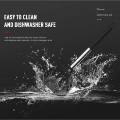 Itopfox Large Silicone Cooking Utensils Set - Heat Resistant Kitchen Tools Spatula, Spoon, Turner, Brush, Whisk, Stainless Steel Silicone ForCookware -Kitchen Chef GUEST 0c869215 05a4 46f6 87c2 92cab52e47b0