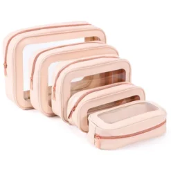 Itopfox 5-Piece Clear Waterproof Travel Organizer Set, TSA Approved Toiletry & Makeup Bags For Women & Kids, Multi-Size Design -Kitchen Chef GUEST 0ebe1c53 35f3 4999 a9c3 6ca892bebc1d