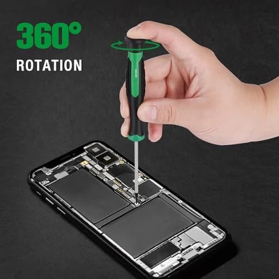 Itopfox 12-Piece Mini Screwdriver Set With Magnetic Tips, Includes Slotted, Phillip, And Star Screwdrivers, Premium Alloy Steel, SureGrip Handle 6 Itopfox 12-Piece Mini Screwdriver Set With Magnetic Tips, Includes Slotted, Phillip, And Star Screwdrivers, Premium Alloy Steel, SureGrip Handle - Image 4