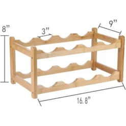 Itopfox 2-Tier Bamboo Wine Rack - Eco-Friendly, Space-Saving Storage For 8 Bottles, Easy Assembly For Kitchen, Pantry, Bar, Or Home Decor 15 Itopfox 2-Tier Bamboo Wine Rack - Eco-Friendly, Space-Saving Storage For 8 Bottles, Easy Assembly For Kitchen, Pantry, Bar, Or Home Decor -Kitchen Chef GUEST 12152572 cdab 454f 9ce3 e46cbe008c51