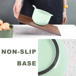 Itopfox 4-Piece Nesting Mixing Bowls Set With Pour Spout & Handle, BPA-Free, Microwave & Dishwasher Safe, Non-Slip Base, Lightweight -Kitchen Chef GUEST 13a60785 2735 493d bb81 78fdb380ac9e