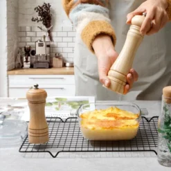 Itopfox 0.8L Glass Casserole Dish With Lid, Oven Safe Square Baking Dish, Microwave Bowl With Cover, Microwavable Cookware For Kitchen -Kitchen Chef GUEST 1418fc5c 8efd 4d4d b3eb 6e21cdafd27f