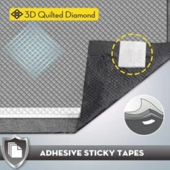 Itopfox Charcoal Pet Pee Pads With Odor-Control & Super Absorbent Up To 10 Cups, 6-Layer Quick Dry & Leak-Proof With Adhesive Tabs, Disposable -Kitchen Chef GUEST 14ba1c37 150b 4c92 823a 3fba93ca0e00