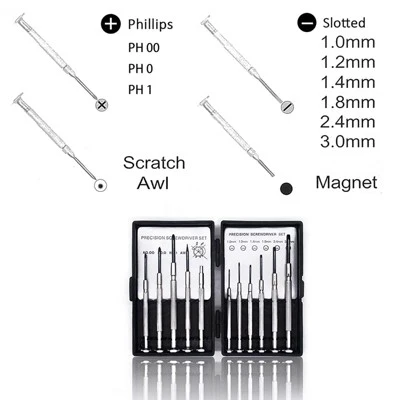 Itopfox 11PCS Mini Precision Screwdriver Set, Small Tools With Flathead And Phillips Kit, Magnetic Repair Tool For Jewelry, Watch, IPhone, Toys 6 Itopfox 11PCS Mini Precision Screwdriver Set, Small Tools With Flathead And Phillips Kit, Magnetic Repair Tool For Jewelry, Watch, IPhone, Toys - Image 4