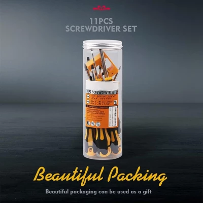 Itopfox 11-Piece Magnetic Screwdriver Set With 5 Phillips And 5 Flat Head Tips For Secure Fastening And Loosening, Includes Storage Box 3 Itopfox 11-Piece Magnetic Screwdriver Set With 5 Phillips And 5 Flat Head Tips For Secure Fastening And Loosening, Includes Storage Box