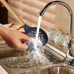 Itopfox Silicone Cooking Utensils Set - Heat Resistant Kitchen Utensils With Wooden Handles, BPA Free Gadgets For Non-Stick Cookware -Kitchen Chef GUEST 1a1f9402 74c6 48f2 b3ff 65ab4c884c06