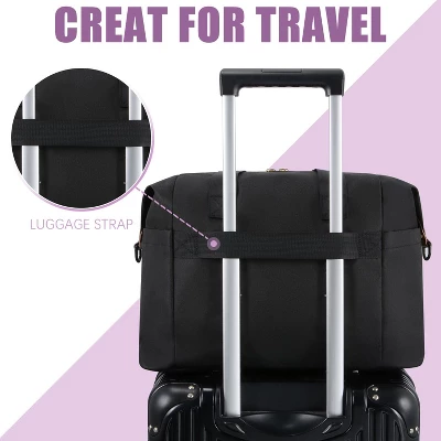 Itopfox Large Travel Diaper Tote With Pacifier Case, Multifunction Baby Bag For Mom And Dad, Spacious And Organized Storage 6 Itopfox Large Travel Diaper Tote With Pacifier Case, Multifunction Baby Bag For Mom And Dad, Spacious And Organized Storage - Image 4