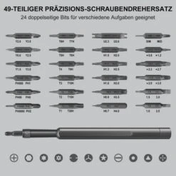 Itopfox Precision Screwdriver Set 49 In 1 Magnetic Repair Tool Kit For Laptop, IPhone, Cell Phone, PC, MacBook, Tablet, Computer, PS5, PS4 -Kitchen Chef GUEST 1bee15d7 a2bd 493b 86d6 a146bb8ba076