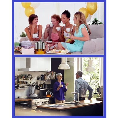 Itopfox Mini Glass Teapot With Removable Stainless Steel Infuser For Blooming & Loose Leaf Tea, Microwave & Stovetop Safe 4 Itopfox Mini Glass Teapot With Removable Stainless Steel Infuser For Blooming & Loose Leaf Tea, Microwave & Stovetop Safe - Image 2