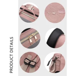 Itopfox Pink Diaper Backpack With Changing Station, Large Capacity Baby Bag For Travel, Includes Insulated Pockets & USB Port -Kitchen Chef GUEST 1c5710ce ac2a 4558 9825 be19a6ebc7a8