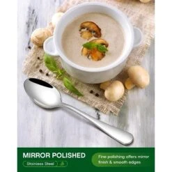 Itopfox 20-Piece Stainless Steel Flatware Set For 4, Mirror Polished Cutlery Utensil Set With Knife Fork Spoon Dishwasher Safe For Home & Restaurant -Kitchen Chef GUEST 1c9680a9 ae5b 4ac3 b3d3 2a89fc2d23b6