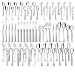 Itopfox 60 Piece Silverware Set For 12, Stainless Steel Flatware Set Includes Spoons Knives Mirror Polished Cutlery For Home Kitchen Restaurant Hotel -Kitchen Chef GUEST 1ccac47a 43b1 4d9c 9052 bb613fbbfd5b