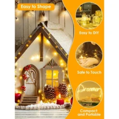Itopfox 66Ft 200 LED Fairy Lights Plug In, Waterproof String Lights Outdoor & Indoor 8 Modes Christmas Light Bedroom Decor, Timer Twinkle Lights -Kitchen Chef GUEST 1cea998e 4fdd 4ed6 a922 0cf450d274dc