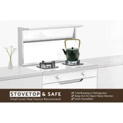 Itopfox Stovetop Safe Japanese Cast Iron Tea Kettle, Diamond Design Teapot With Removable Infuser For Loose Leaf Tea, Dark Green -Kitchen Chef GUEST 1e107c42 c062 47f6 b838 a599c65df67d