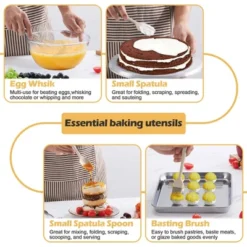 Itopfox 15-Piece Kitchen Cooking Utensils Set With Holder, Heat Resistant Food Grade Silicone Utensils For Nonstick Cookware, Dishwasher Safe -Kitchen Chef GUEST 1e7115ff 0ba9 4fc3 973f fa51b1b776a9