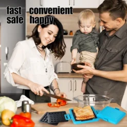 Itopfox Microwave Toaster Sandwich Maker, Waffle Maker, Panini Press, Dishwasher Safe, No Electricity, Fast Cooking, Time Saving, Portable For Travel 17 Itopfox Microwave Toaster Sandwich Maker, Waffle Maker, Panini Press, Dishwasher Safe, No Electricity, Fast Cooking, Time Saving, Portable For Travel -Kitchen Chef GUEST 1e8b6893 411d 4d37 951c fcf8e1c2aded