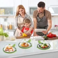 Itopfox Microwave Splatter Cover With Steamer, Clear Lid For Food, Kitchen Accessories For Microwave Oven, Green 16 Itopfox Microwave Splatter Cover With Steamer, Clear Lid For Food, Kitchen Accessories For Microwave Oven, Green -Kitchen Chef GUEST 1eee09bd 3a86 4ef4 a05f 6e1520d0694f