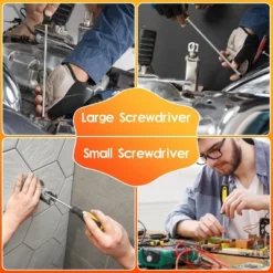 Itopfox 9-Piece Magnetic Screwdriver Set With Non-Slip Handles, Includes Phillips And Slotted Screwdrivers For Home And Car Maintenance -Kitchen Chef GUEST 1eefe5af f8a6 4cc8 8b99 1d2d1e6c578b