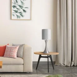 Itopfox 3-Way Touch Control Table Lamp, Dimmable Bedside Desk Lamp With Metal Base, Modern Nightstand Lamp With Grey Shade For Bedroom, Living Room -Kitchen Chef GUEST 221ac7d2 ddbf 4c5b b51d 9f8adc4e520d