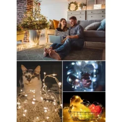 Itopfox Color Changing Fairy String Lights With Remote And Timer, 100 LED USB Silver Wire Starry Fairy Light For Bedroom Party Indoor Decoration -Kitchen Chef GUEST 23b5ada0 f9a1 4667 b2d7 13d8e2b94ac6