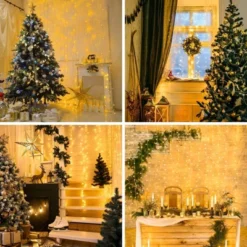 Itopfox 200 LED Curtain Lights For Bedroom, Hanging String Light Outdoor, Fairy Lights Indoor For Christmas, Dorm, Wall, Backdrop, Window, Wedding -Kitchen Chef GUEST 247fa708 d0b3 4b87 9d1c 9065bbfd004c