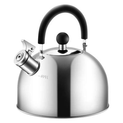 Itopfox 304 Stainless Steel Whistling Tea Kettle, 3 Quart Capacity, Suitable For Induction & Gas Stove Tops, Fast Boiling 9 Itopfox 304 Stainless Steel Whistling Tea Kettle, 3 Quart Capacity, Suitable For Induction & Gas Stove Tops, Fast Boiling - Image 7