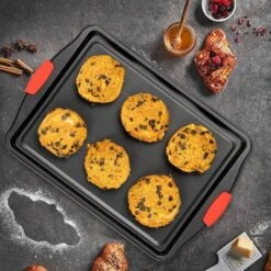Itopfox 15-Piece Premium Nonstick Bakeware Set With Cookie Sheets, Muffin Pan, Cake Pan & Kitchen Utensils - Black -Kitchen Chef GUEST 25feba7e 2c6b 4d6c a7d0 2f06345148db