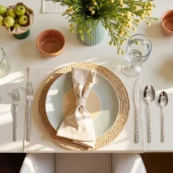 Itopfox 40-Piece Hammered Silverware Set, 18/10 Stainless Steel Flatware For 8, Cutlery Set For Home, Party, Wedding, Mirror Polished Dishwasher Safe -Kitchen Chef GUEST 2830a606 a489 4de2 bb3c 0a2c3feb1f36