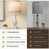 Itopfox Dimmable Table Lamps Set Of 2, Rustic Farmhouse Lamps For Living Room Bedroom, Bedside Desk Lamps With Touch Control, Includes Warm Bulbs -Kitchen Chef GUEST 286a525c 4322 483f b5ba cac2604c5121
