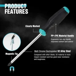 Itopfox 12-Piece Magnetic Screwdriver Set With Phillips And Slotted Tips, S2 Alloy Steel, Includes Magnetizer Demagnetizer And Offset Screwdriver -Kitchen Chef GUEST 28eaa43f 0f7a 4145 914a d6f4ec5d4a8f