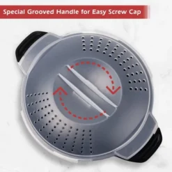 Itopfox Professional Small Microwave Cookware, 1 Quart Steamer For Vegetables, BPA Free & Dishwasher Safe Microwave Cooker 14 Itopfox Professional Small Microwave Cookware, 1 Quart Steamer For Vegetables, BPA Free & Dishwasher Safe Microwave Cooker -Kitchen Chef GUEST 2dc68d8a 5fb5 4471 8306 92ae2745401c