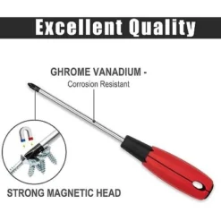 Itopfox Magnetic Screwdriver Set, 6-Piece Tool With 3 Phillips & 3 Flat Head, Professional Cushion Grip For Comfortable Use -Kitchen Chef GUEST 2e8e9dd6 06c3 4527 96ce 37bf57ec729b