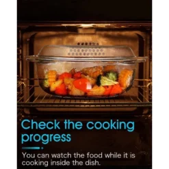 Itopfox Oval Glass Casserole Dish With Lid, Microwave & Oven Safe Bakeware, Covered Glass Dish For Baking & Cooking, 3.5L Capacity 16 Itopfox Oval Glass Casserole Dish With Lid, Microwave & Oven Safe Bakeware, Covered Glass Dish For Baking & Cooking, 3.5L Capacity -Kitchen Chef GUEST 311756ac b725 4eac be92 1cf830505e2d