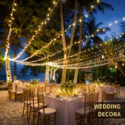 Itopfox 168FT 600 LED Christmas Lights Outdoor Waterproof 8 Modes Indoor String Lights For Outside Warm White Lights Plug In For Wedding Party -Kitchen Chef GUEST 3144164d 7498 474c 9be0 cd554cd33911