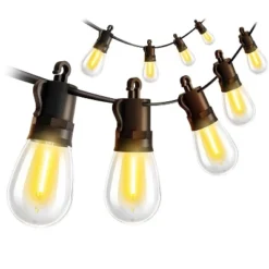 Itopfox Outdoor String Lights With Remote Control, 50Ft Waterproof Dimmable LED Patio Lighting, 15 Edison Bulbs For Backyard, Garden, Gazebo -Kitchen Chef GUEST 3451416f ff4f 4b0f b4cf bb72fe89db08